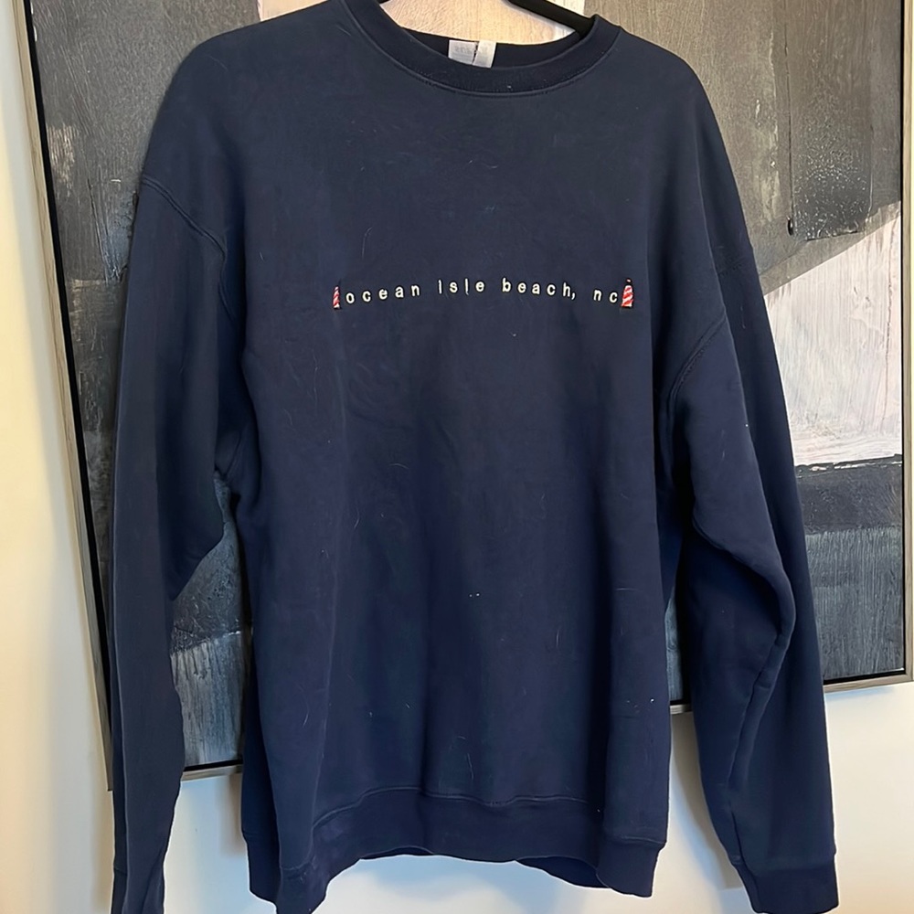 Beachy vintage crewneck Coastal Grandma